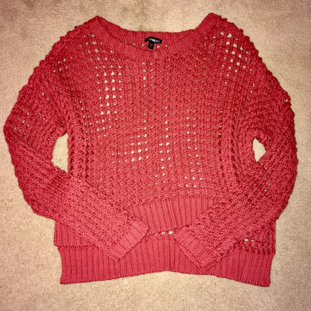 Burnt orange express sweater